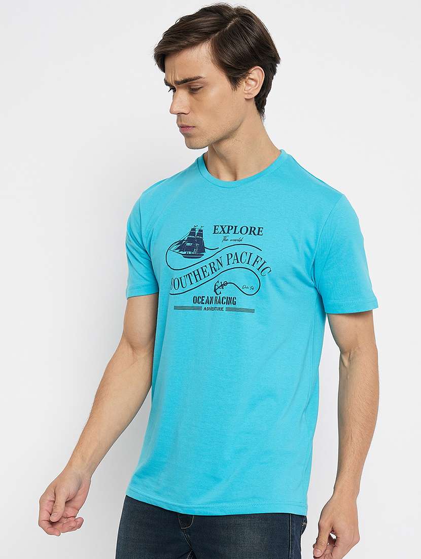 men pack of 3 printed short sleeve combo t-shirt - 22263962 -  Standard Image - 1