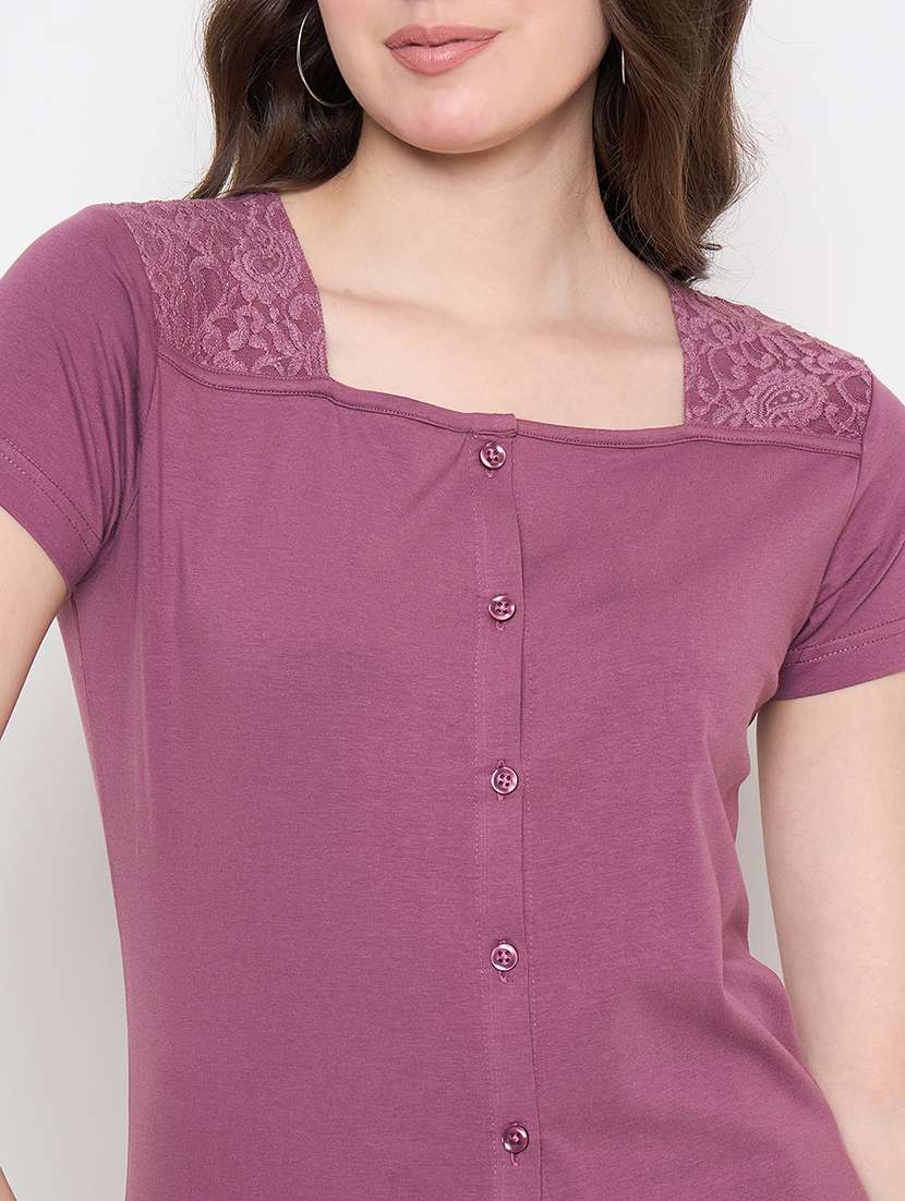 women solid top and trouser co-ord set - 22263965 -  Standard Image - 4