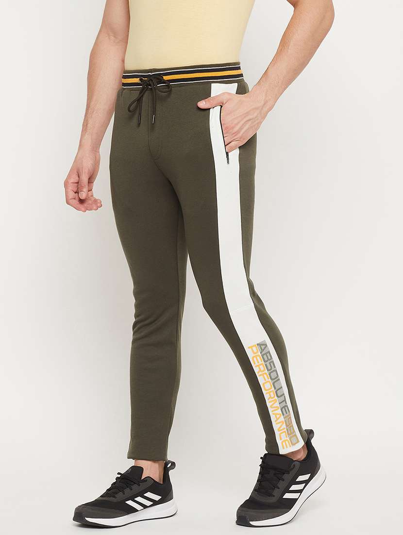 men tapered mid rise slim fit track pant - 22264031 -  Standard Image - 1