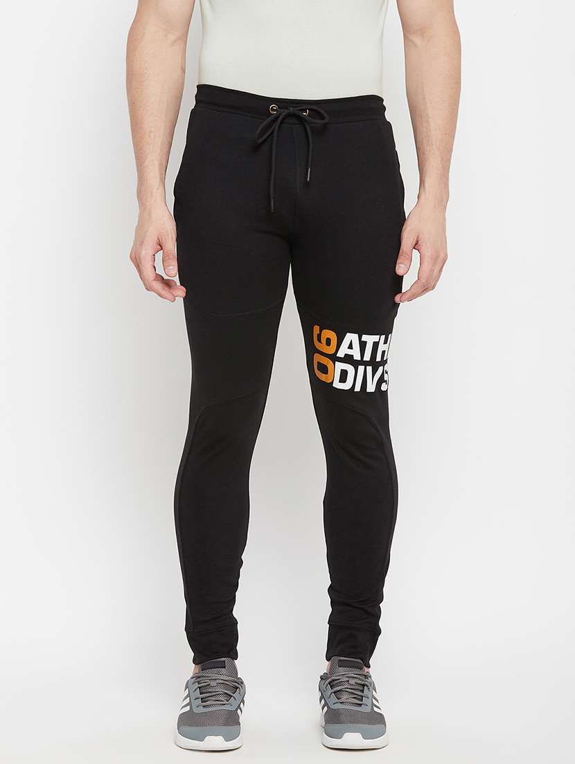 Men Mid Rise Slim Fit Track Pant - 22264032 -  Standard Image - 1