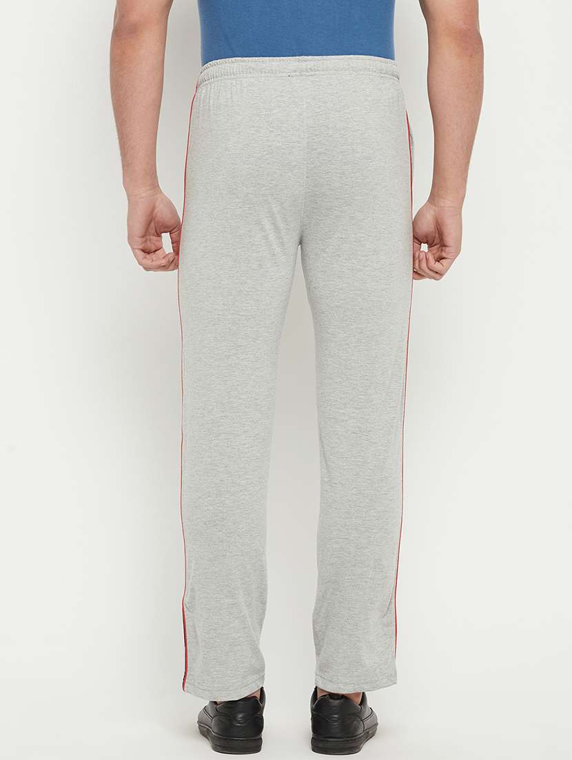 men mid rise slim fit track pant - 22264038 -  Standard Image - 1