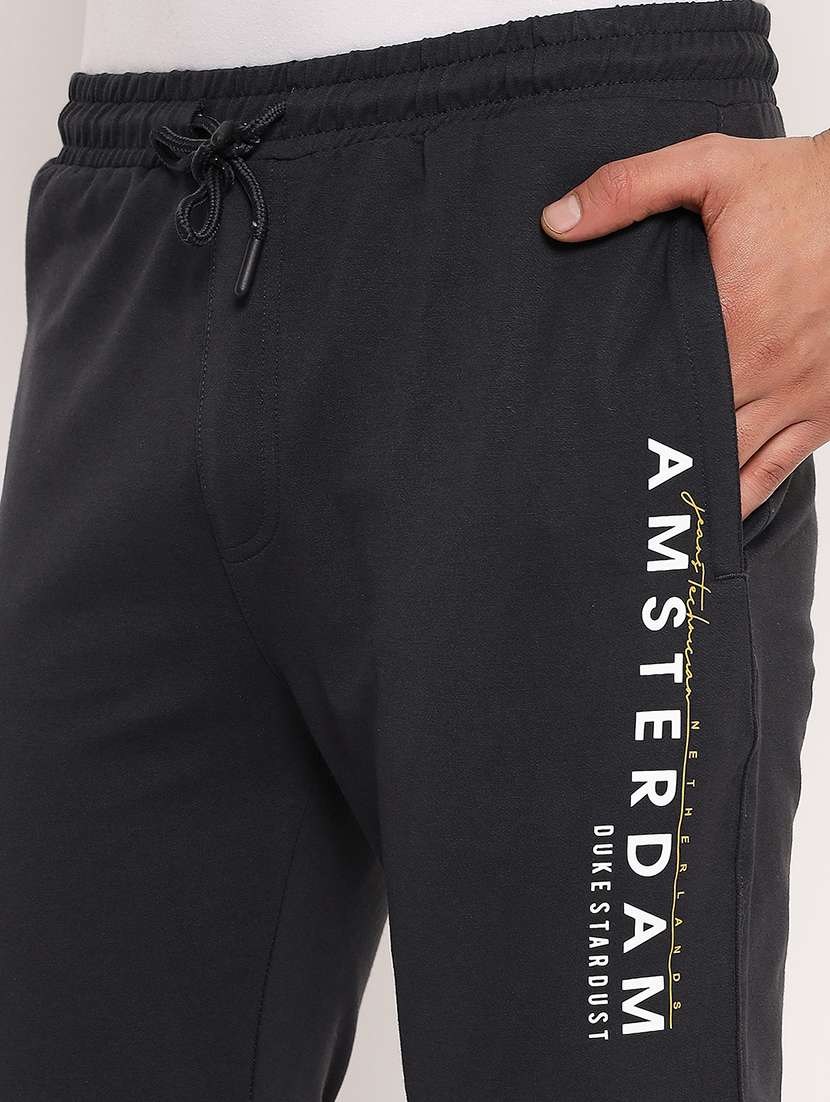 men solid mid rise track pant - 22264045 -  Standard Image - 4