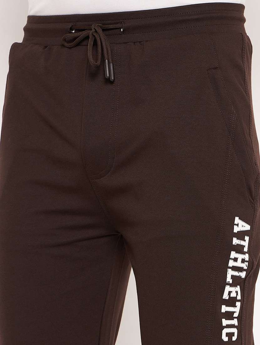 men solid mid rise track pant - 22264047 -  Standard Image - 4