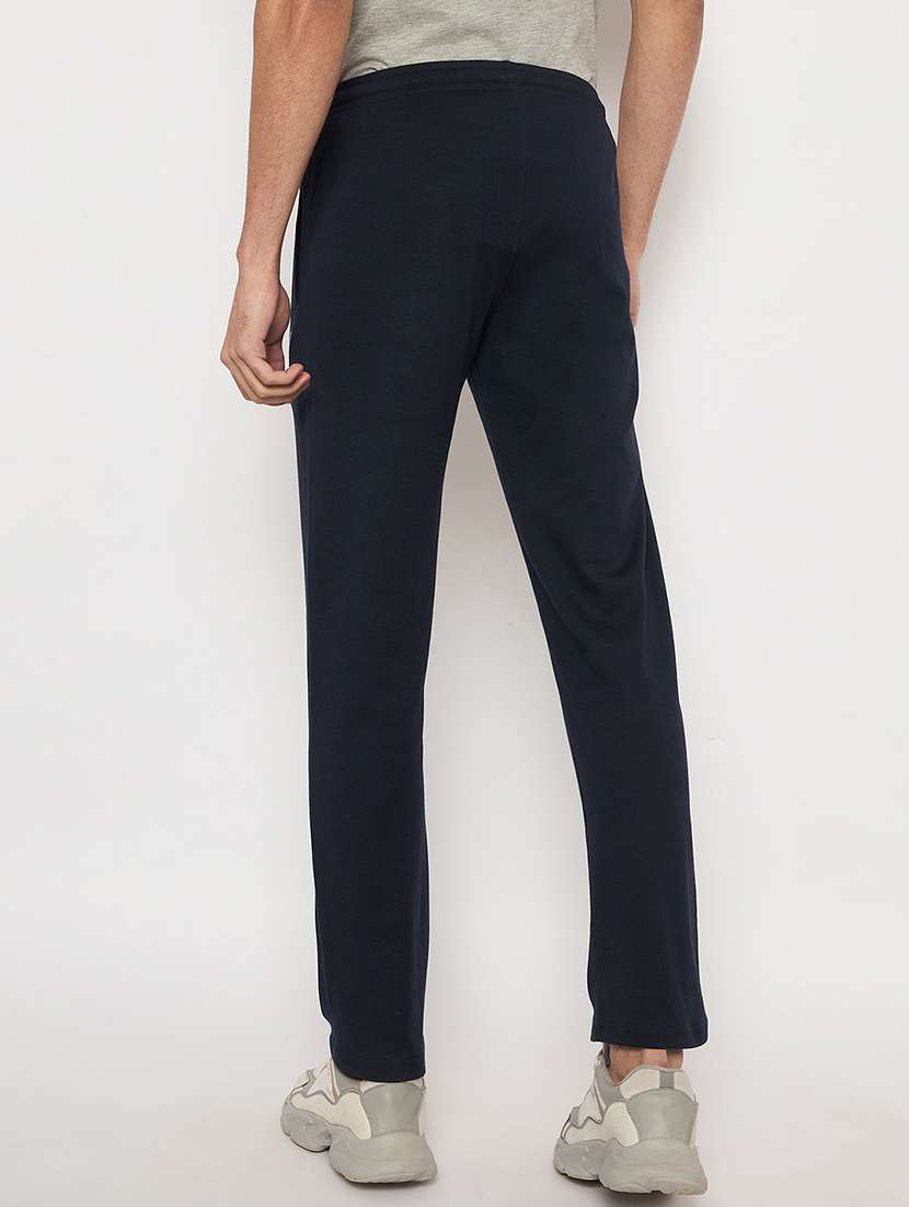 men solid mid rise regular fit track pant - 22264051 -  Standard Image - 1
