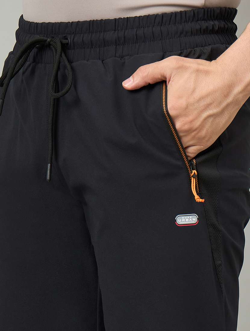 men solid mid rise regular fit track pant - 22264058 -  Standard Image - 4