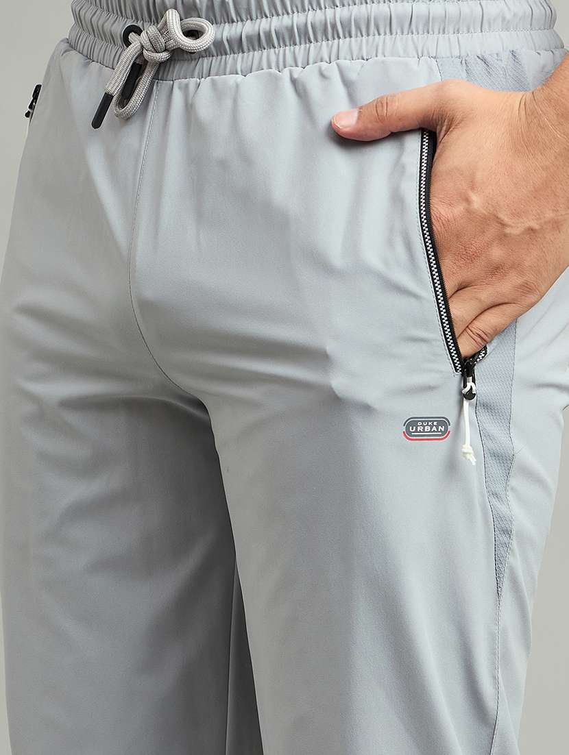 men solid mid rise regular fit track pant - 22264060 -  Standard Image - 4