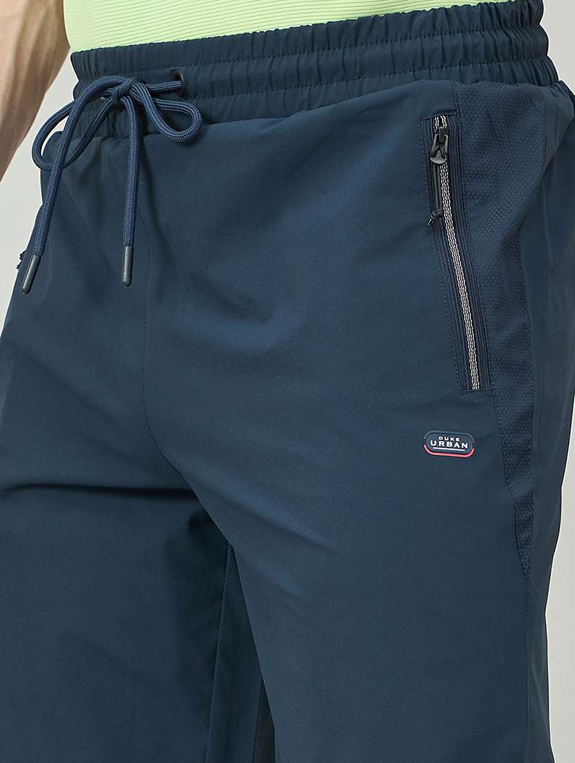 men solid mid rise regular fit track pant - 22264061 -  Standard Image - 4