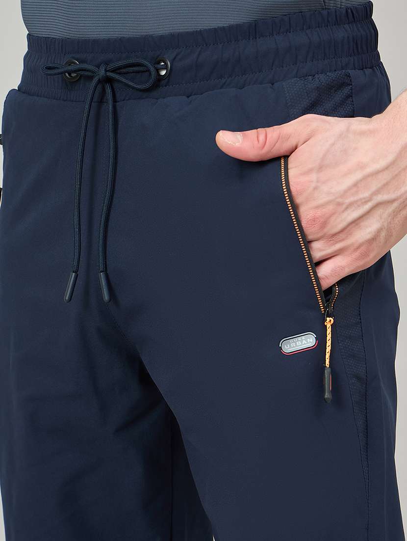 men solid mid rise regular fit track pant - 22264063 -  Standard Image - 4