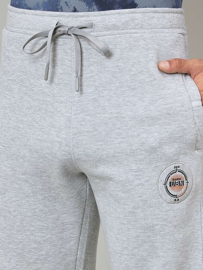 men solid mid rise regular fit track pant - 22264064 -  Standard Image - 4