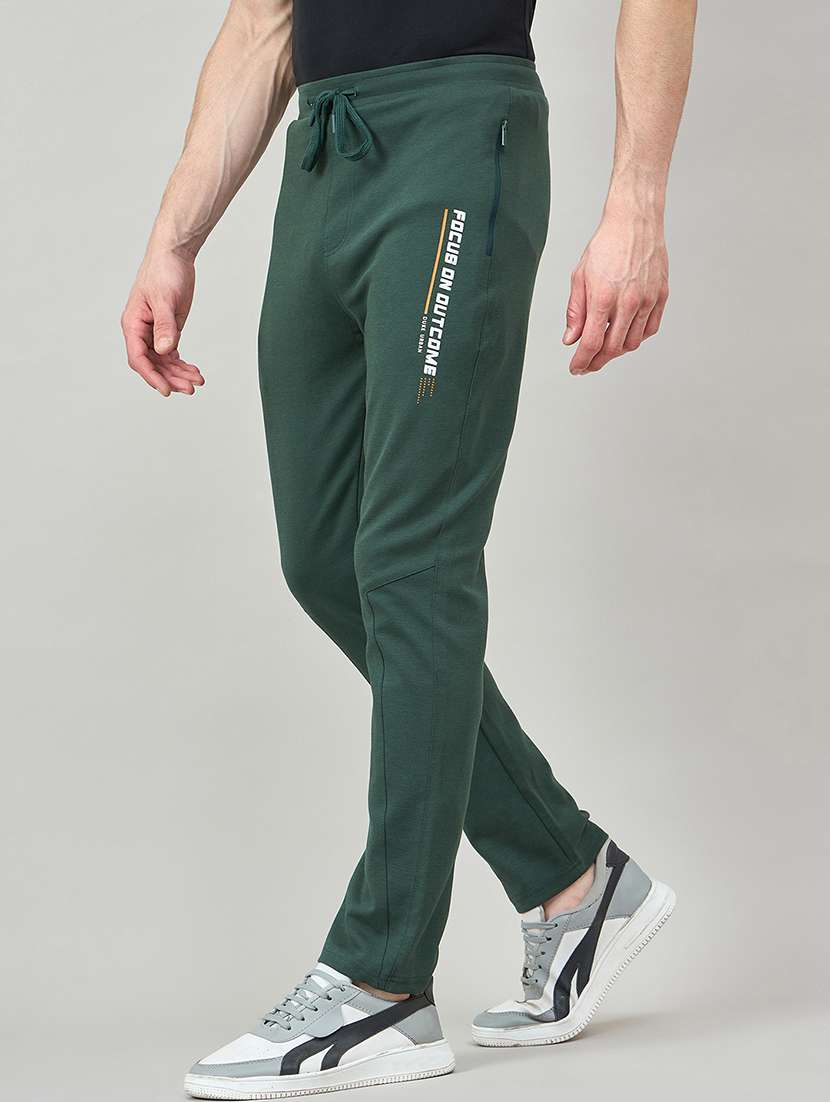 men solid mid rise regular fit track pant - 22264073 -  Standard Image - 1