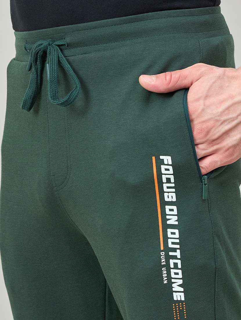 men solid mid rise regular fit track pant - 22264073 -  Standard Image - 4