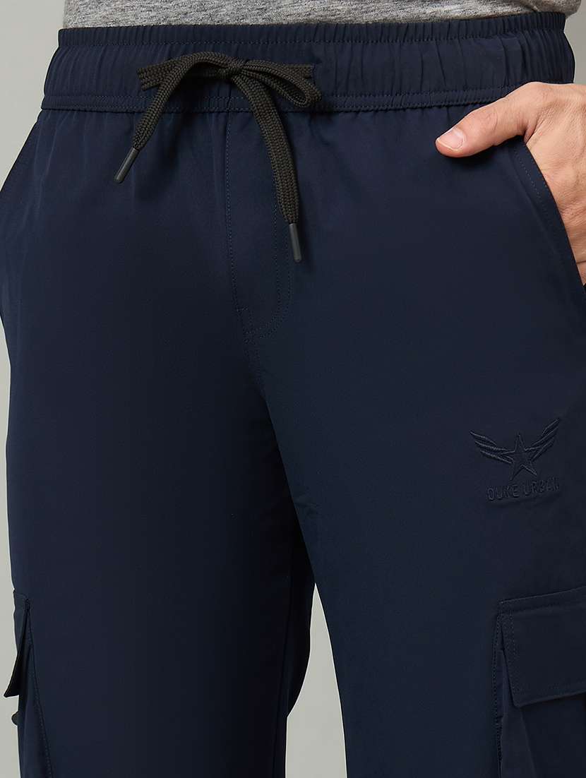 men solid mid rise cargo jogger - 22264091 -  Standard Image - 4