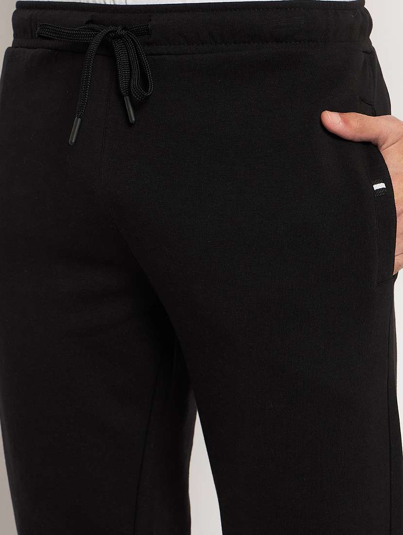 men solid mid rise regular fit track pant - 22264092 -  Standard Image - 4