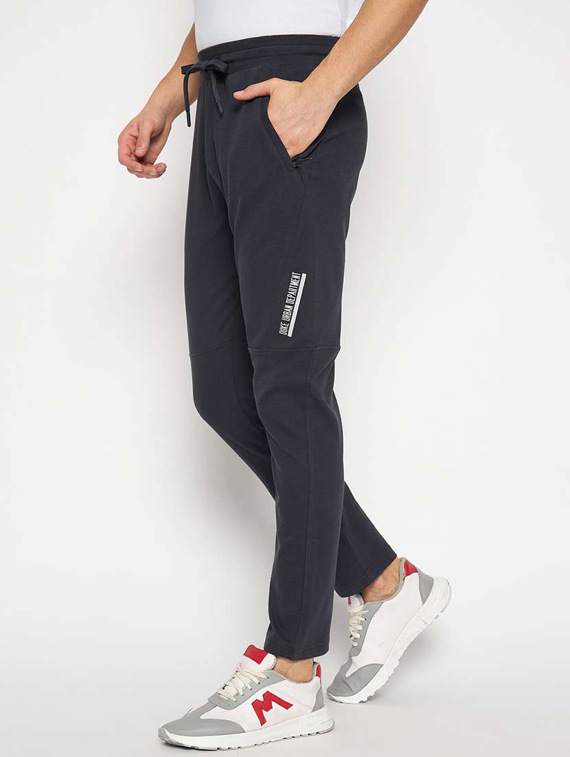 men solid mid rise regular fit track pant - 22264099 -  Standard Image - 1