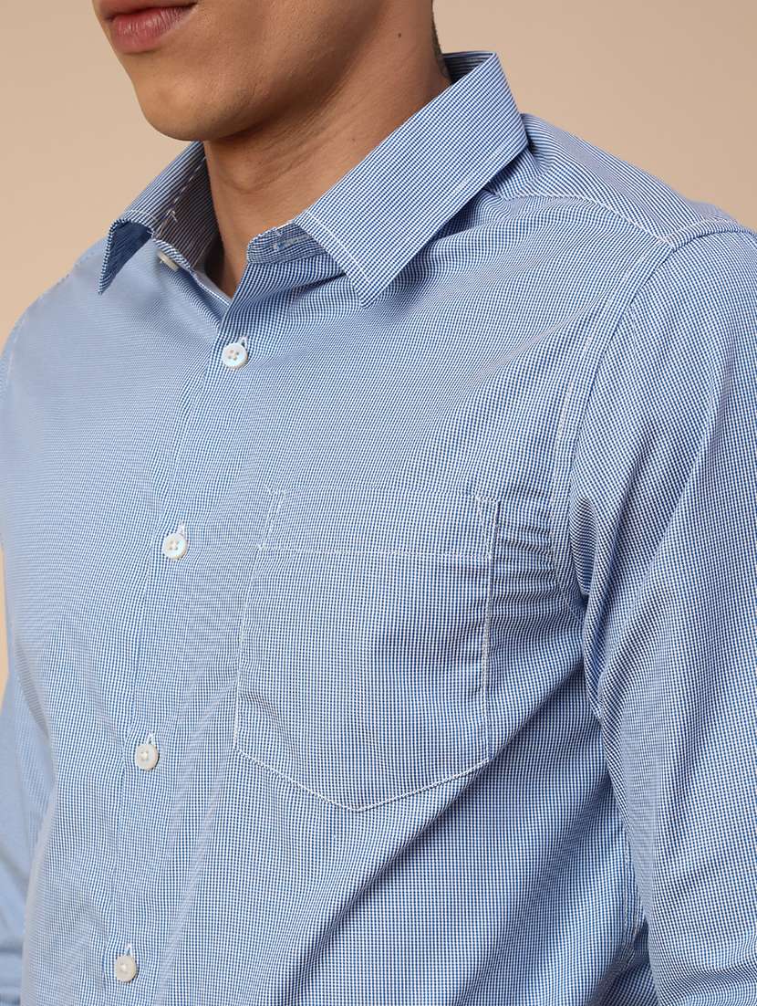 men printed long sleeves formal shirt - 22264205 -  Standard Image - 1