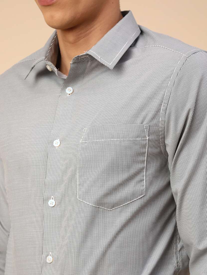 men printed long sleeves formal shirt - 22264206 -  Standard Image - 1