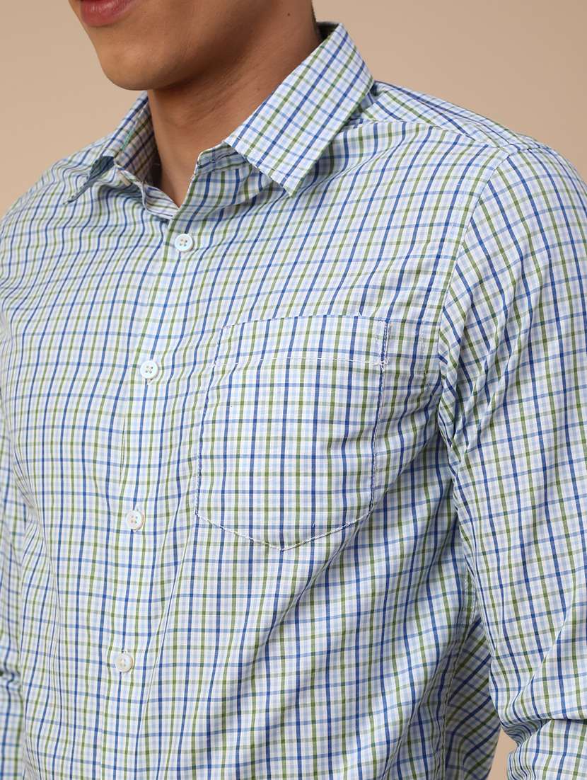 Men Printed Long Sleeves Formal Shirt - 22264207 -  Standard Image - 1