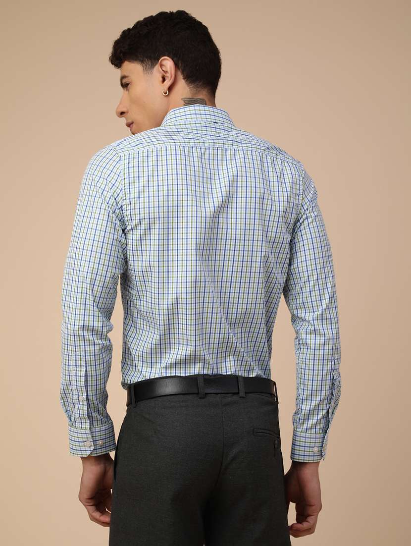 Men Printed Long Sleeves Formal Shirt - 22264207 -  Standard Image - 4