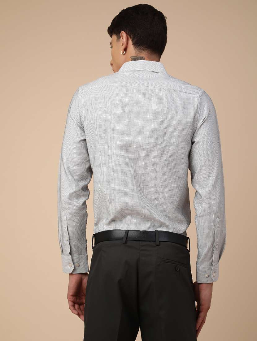 men printed long sleeves formal shirt - 22264209 -  Standard Image - 4