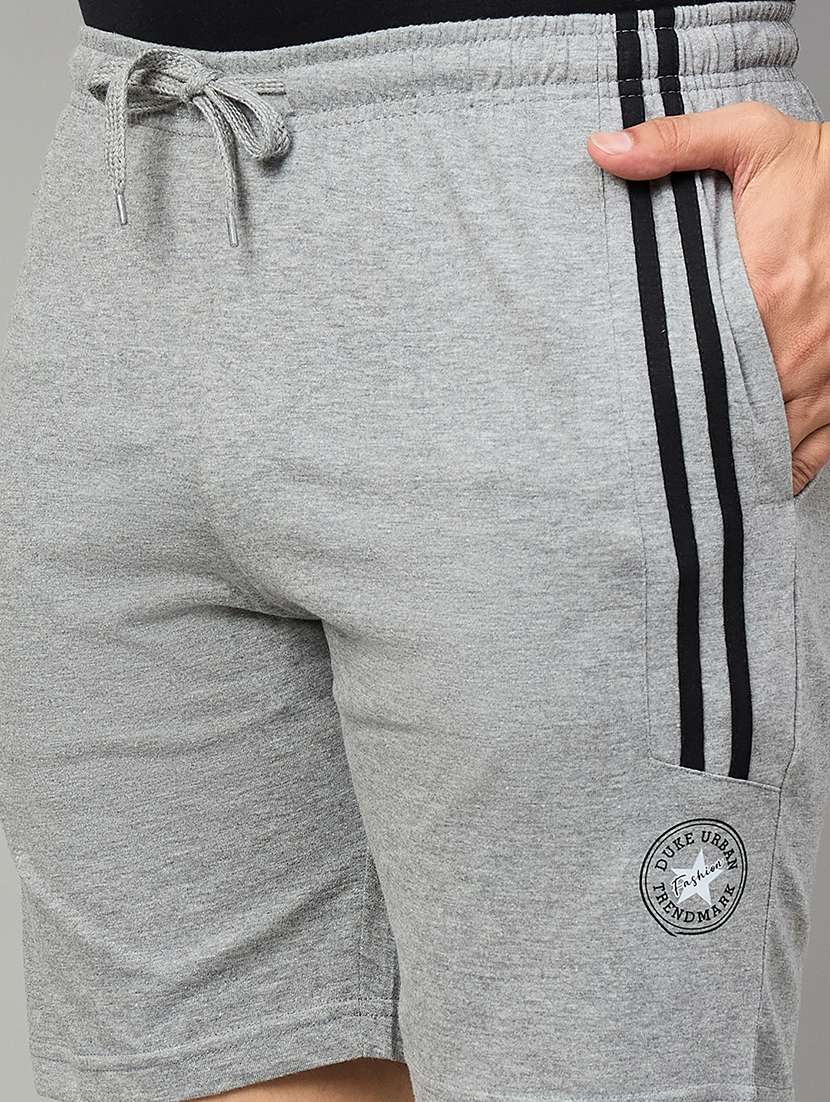 men side taped mid rise regular fit shorts - 22264277 -  Standard Image - 4