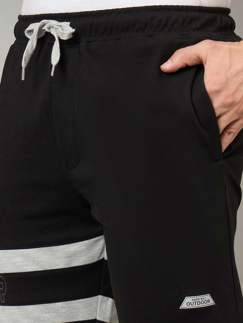 men striped mid rise regular fit shorts - 22264278 -  Standard Image - 4