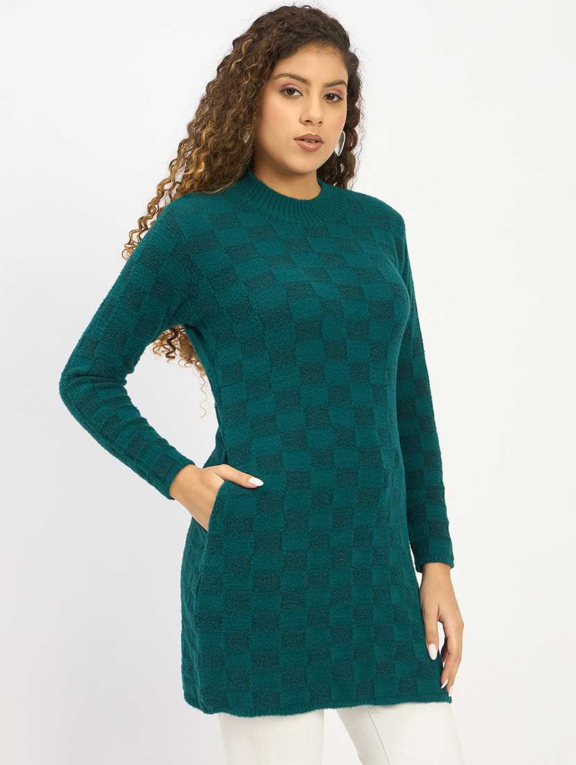 women self designed long sleeve pullover - 22264324 -  Standard Image - 1