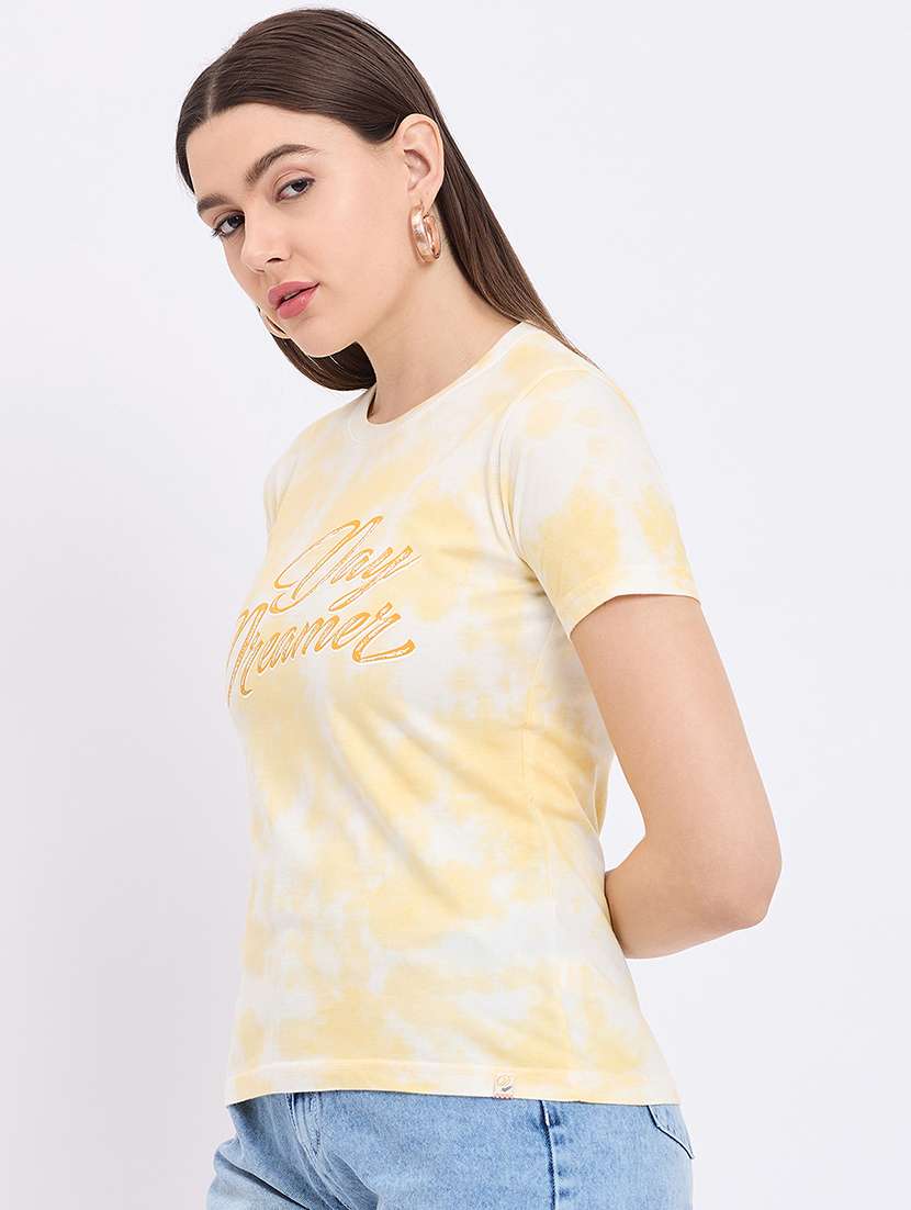 women printed short sleeve t-shirt - 22264414 -  Standard Image - 1