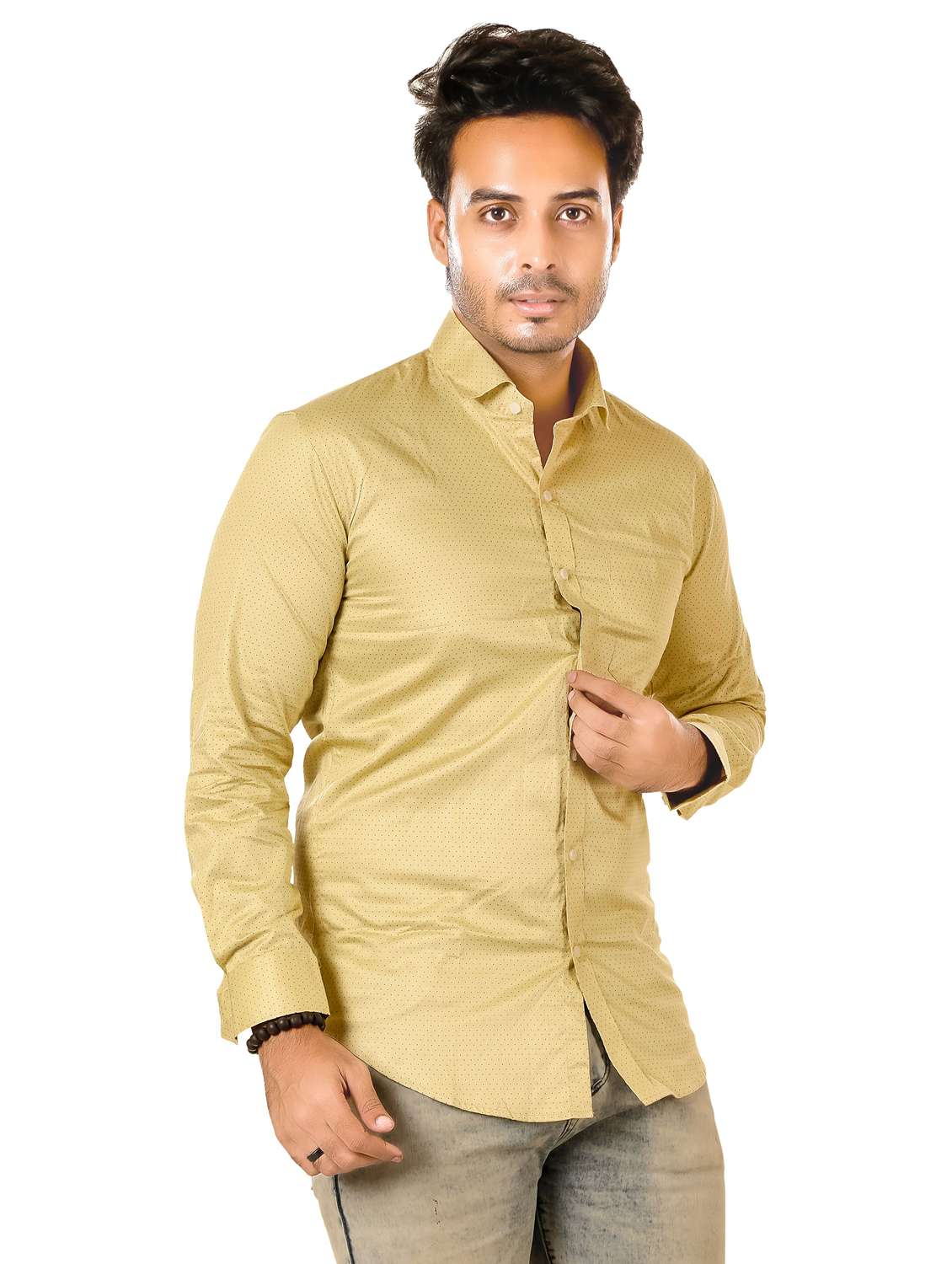 men printed long sleeve regualr fit casual shirt - 22264497 -  Standard Image - 1
