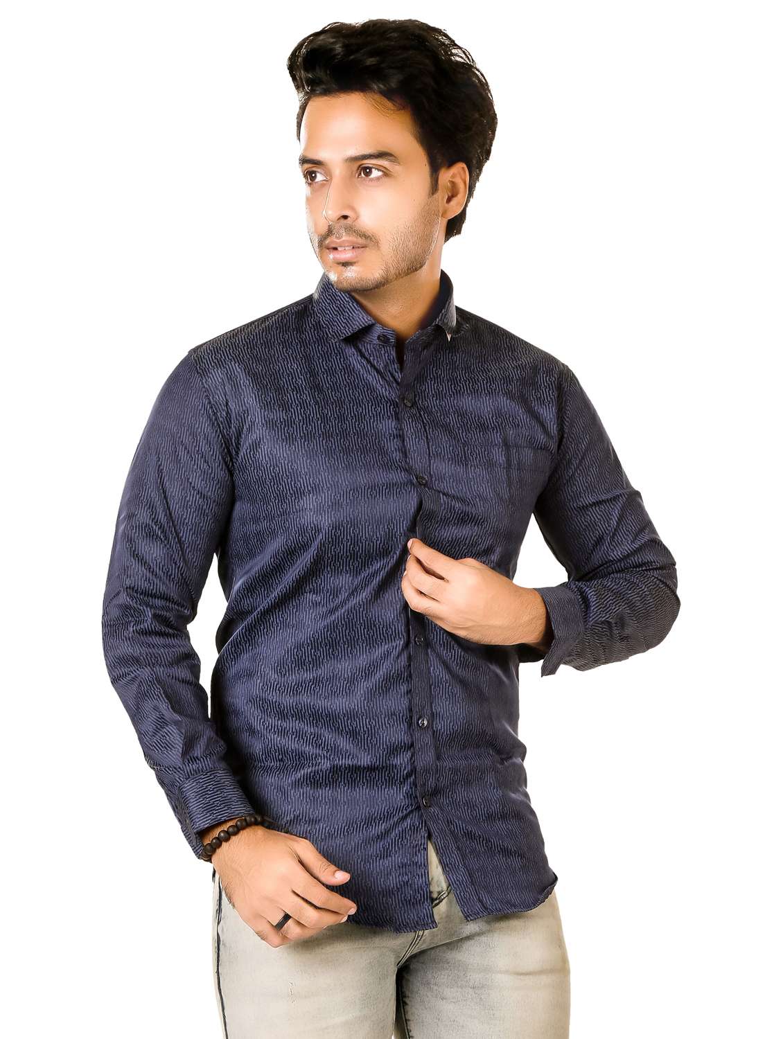 men printed long sleeve regualr fit casual shirt - 22264498 -  Standard Image - 1