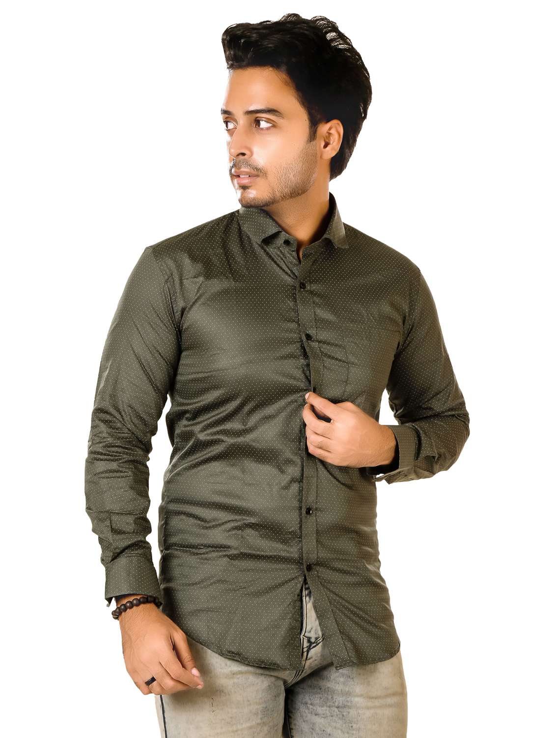 men printed long sleeve regualr fit casual shirt - 22264503 -  Standard Image - 1