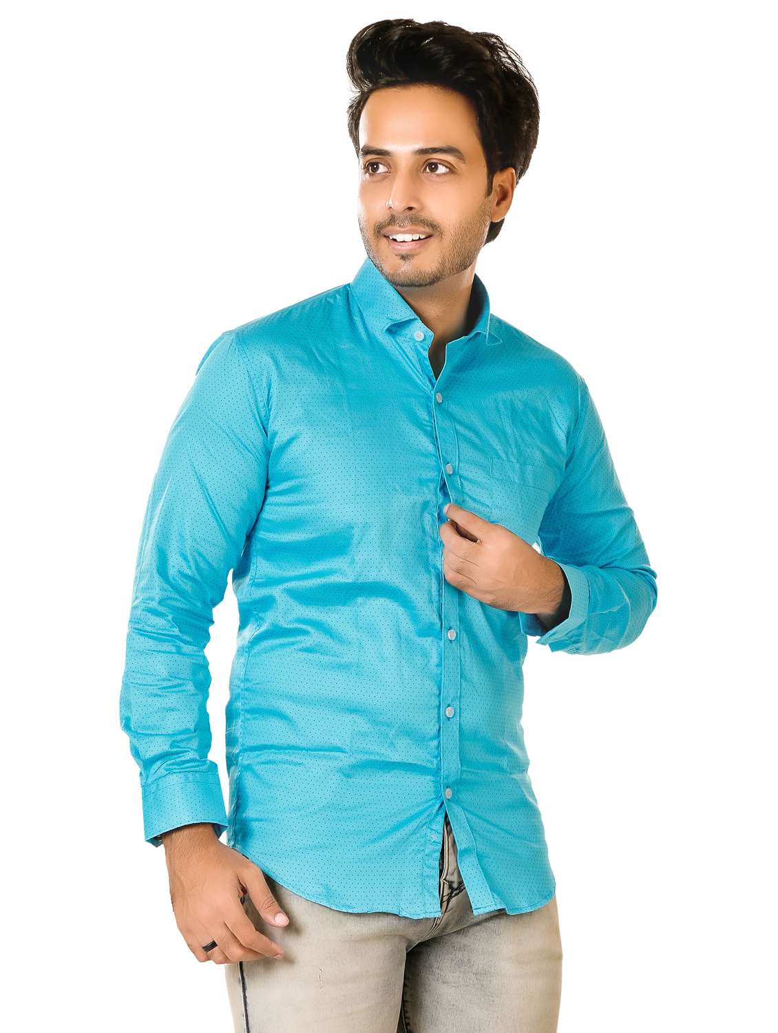 men printed long sleeve regualr fit casual shirt - 22264504 -  Standard Image - 1