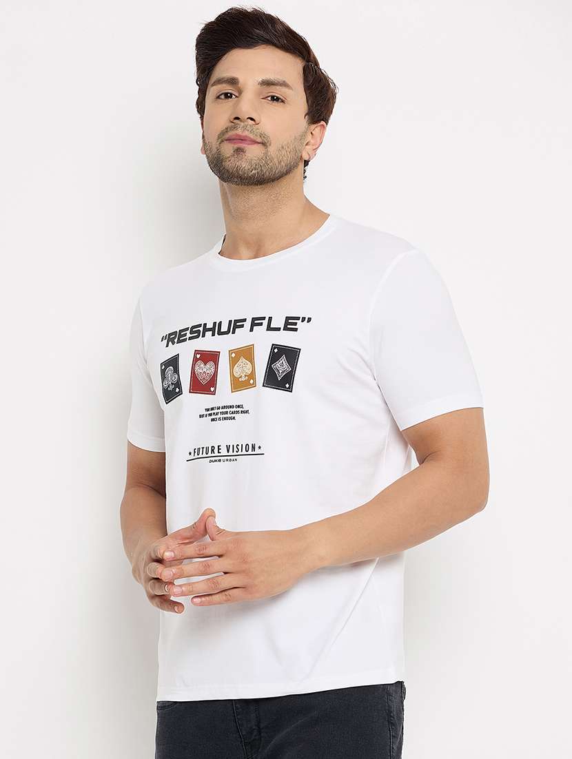 men printed short sleeve t-shirt - 22264585 -  Standard Image - 1