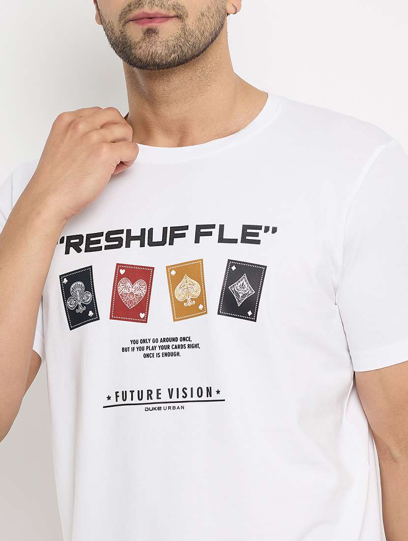 men printed short sleeve t-shirt - 22264585 -  Standard Image - 4