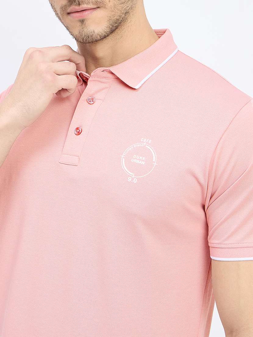 men solid short sleeve regular fit polo t-shirt - 22264594 -  Standard Image - 4