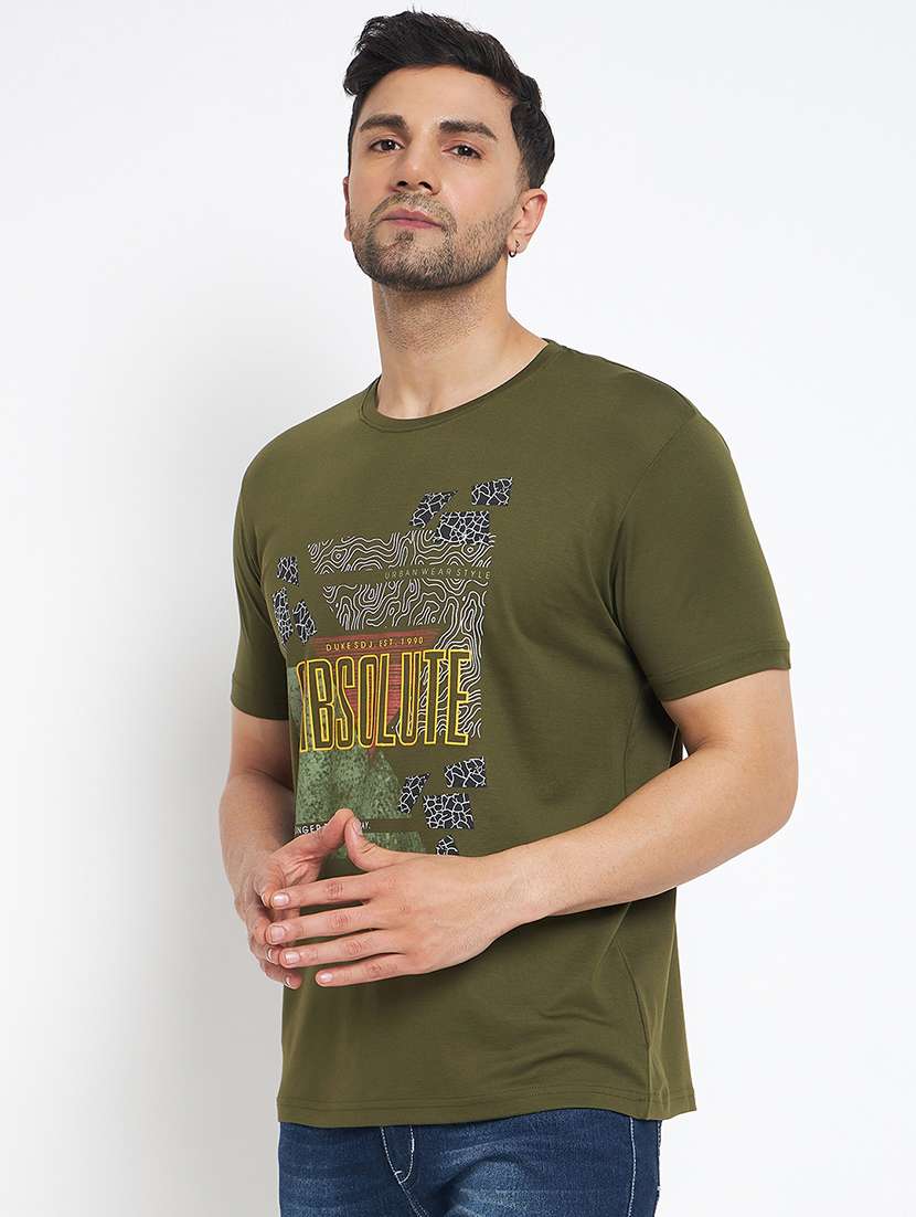 men printed short sleeve t-shirt - 22264604 -  Standard Image - 1