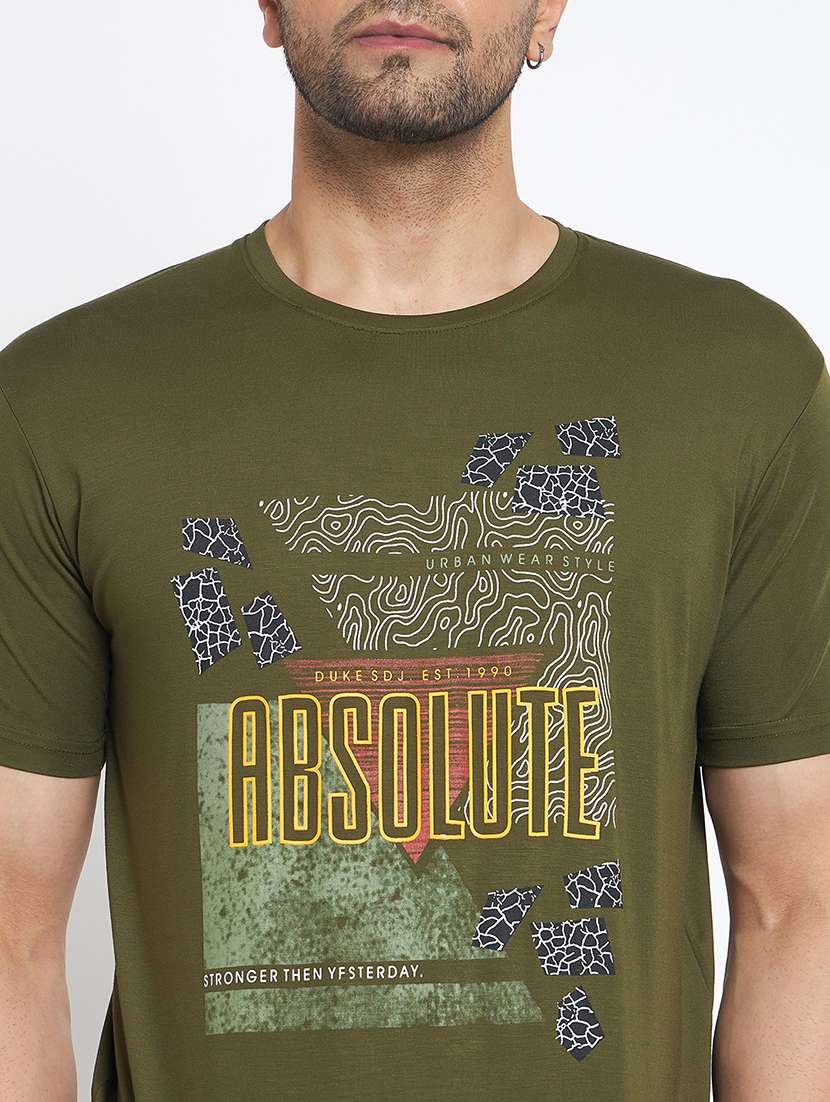 men printed short sleeve t-shirt - 22264604 -  Standard Image - 4