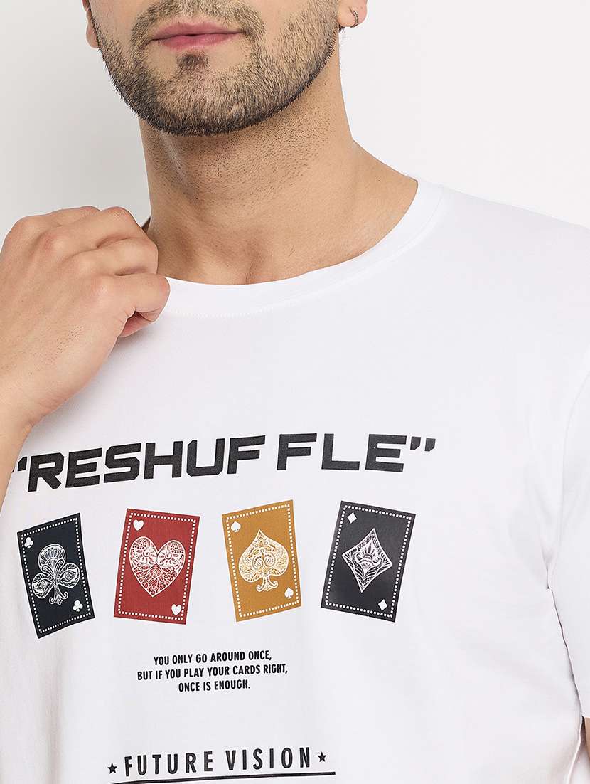 men printed short sleeve t-shirt - 22264605 -  Standard Image - 4