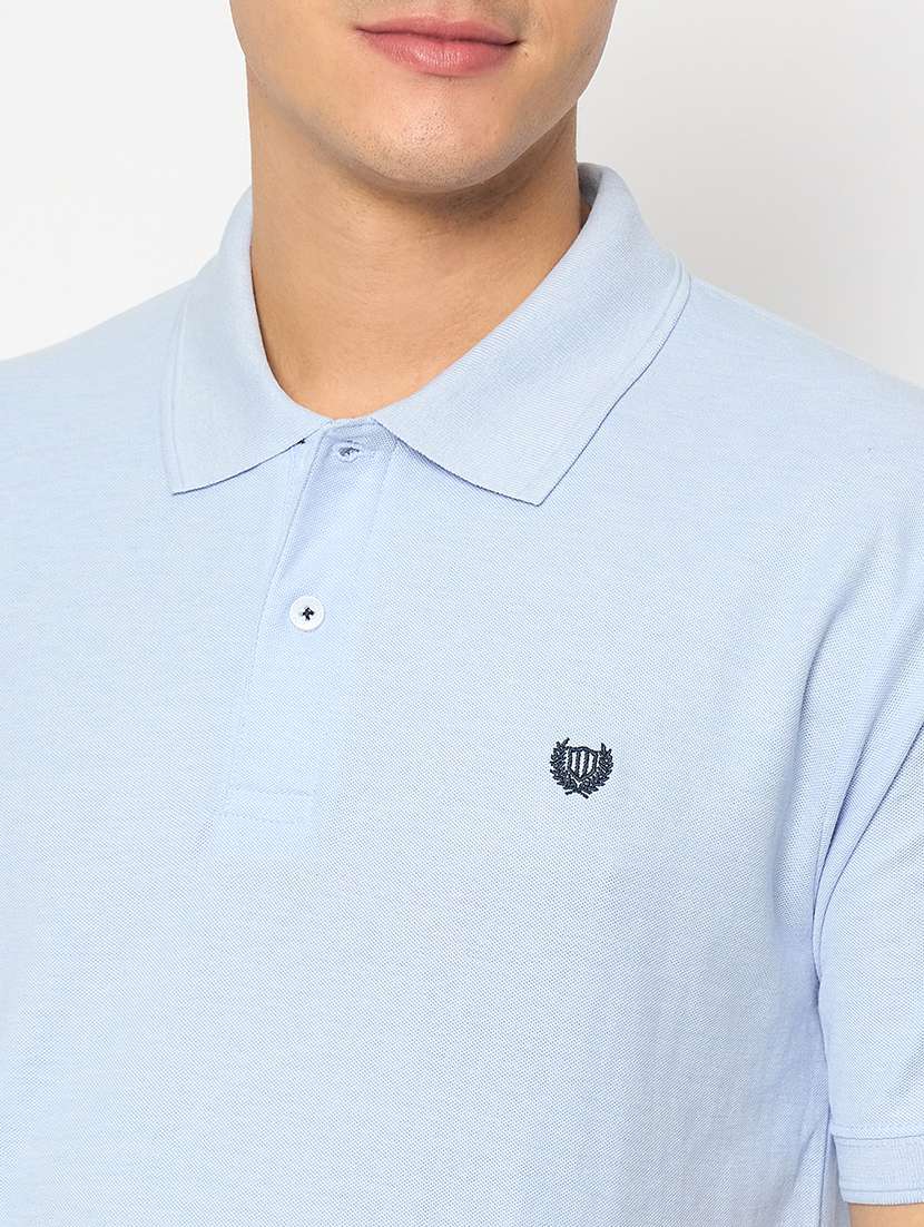 men solid short sleeve regular fit polo t-shirt - 22264613 -  Standard Image - 4