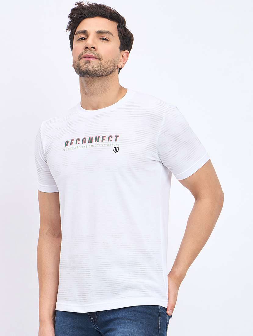 men printed short sleeve t-shirt - 22264624 -  Standard Image - 1