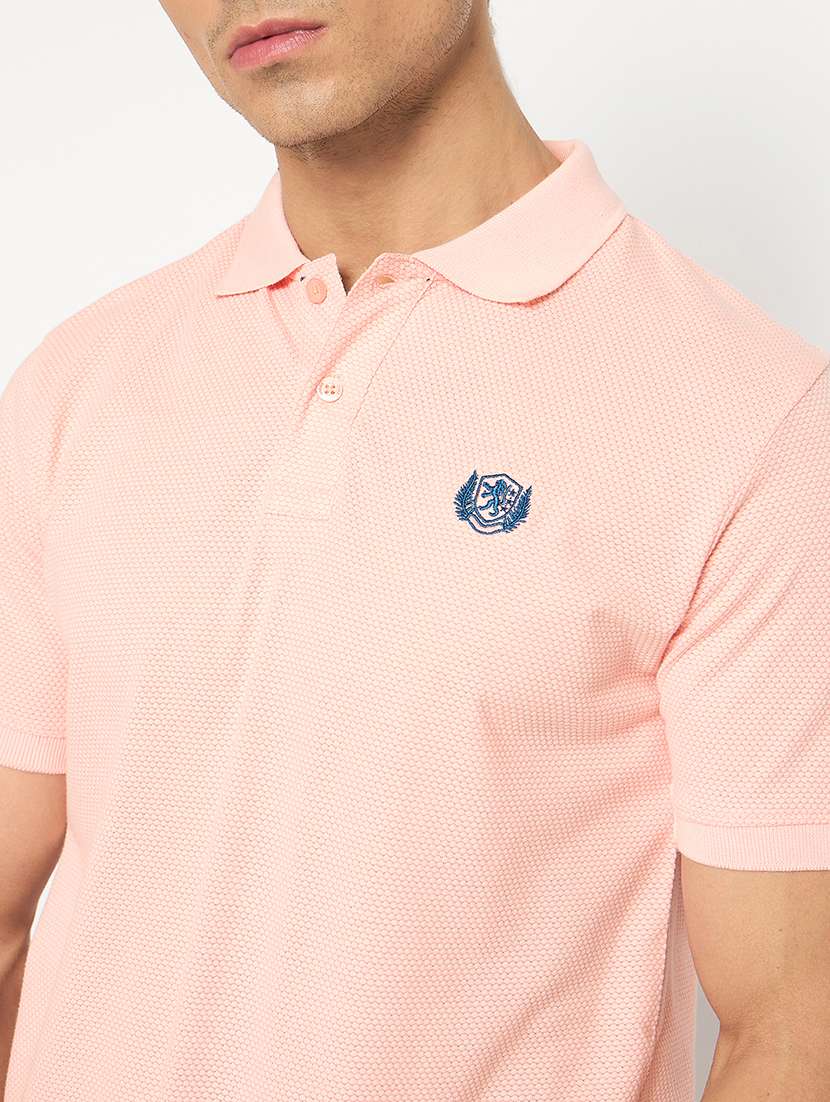 men solid short sleeve regular fit polo t-shirt - 22264634 -  Standard Image - 4