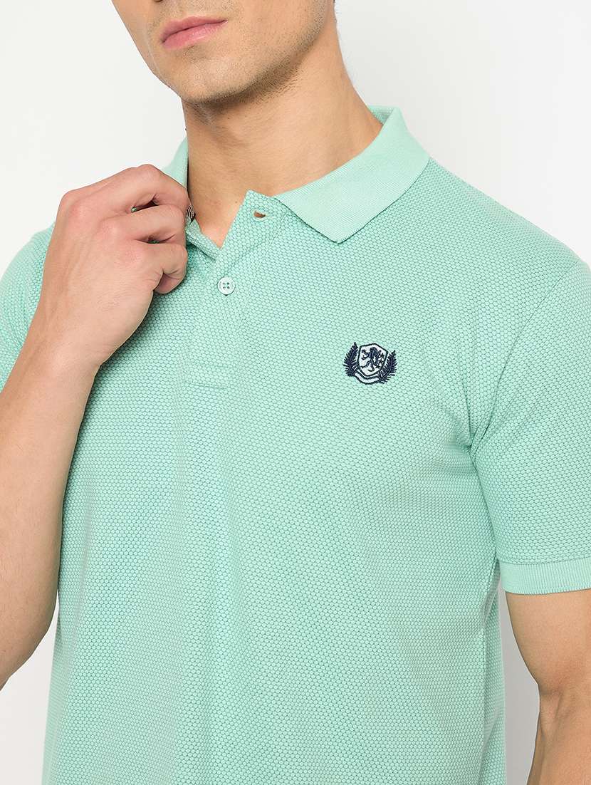 men solid short sleeve regular fit polo t-shirt - 22264635 -  Standard Image - 4