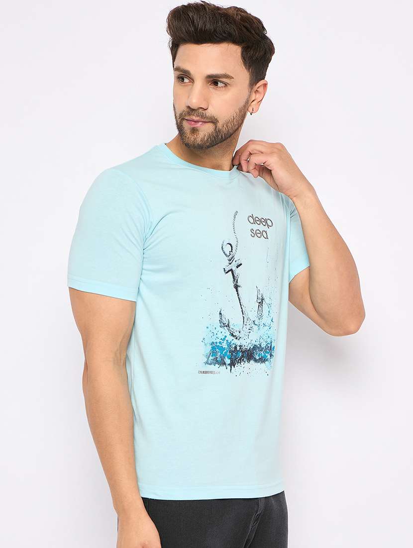 men printed short sleeve t-shirt - 22264637 -  Standard Image - 1