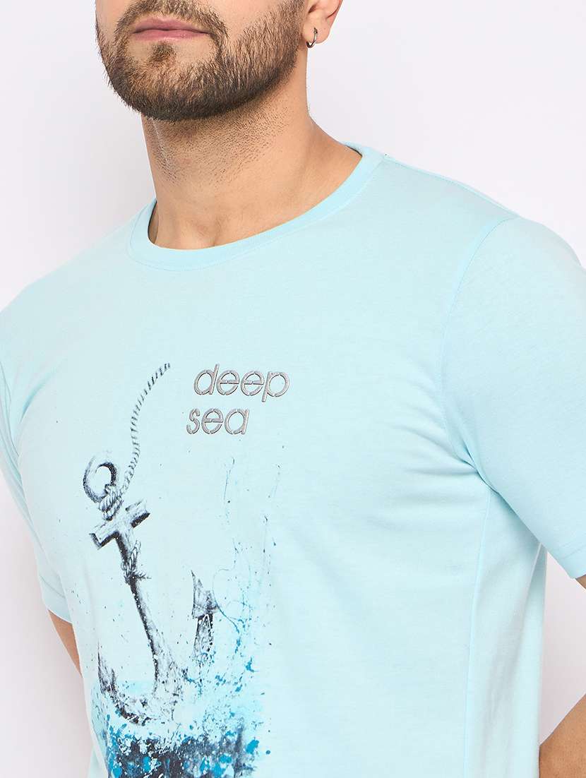 men printed short sleeve t-shirt - 22264637 -  Standard Image - 4