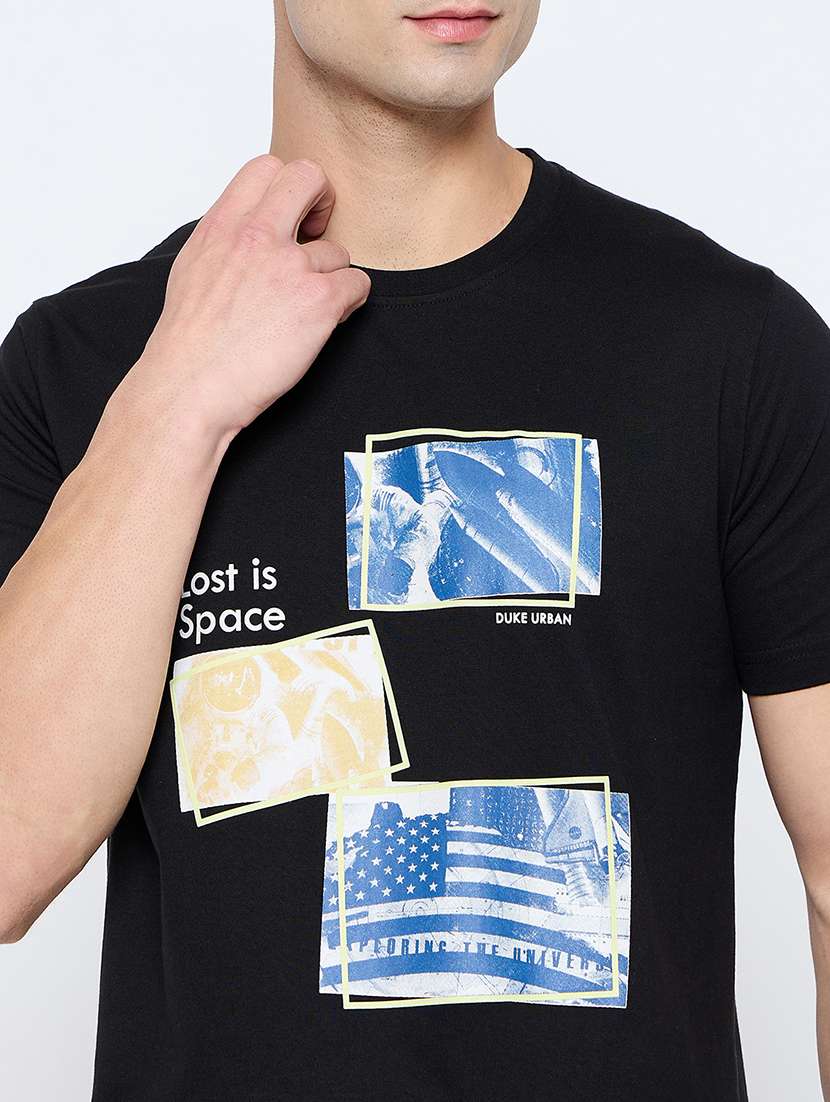 men printed short sleeve t-shirt - 22264638 -  Standard Image - 4
