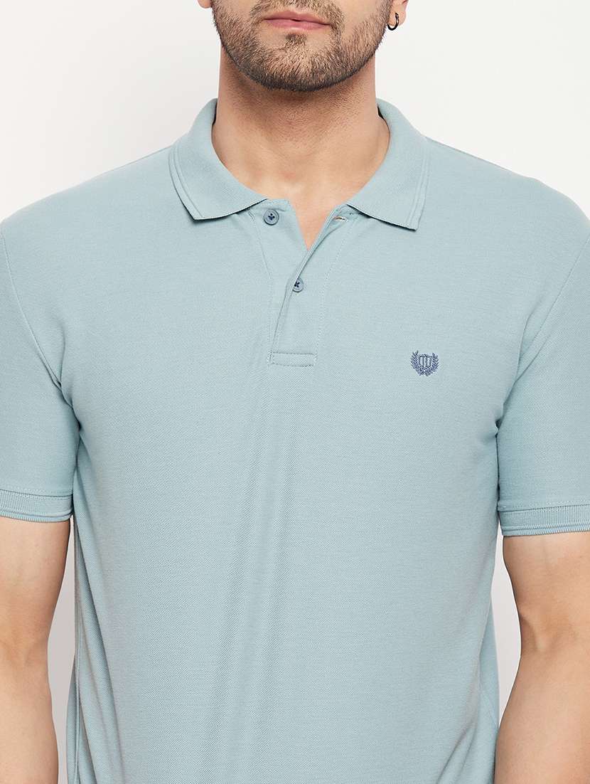men solid short sleeve regular fit polo t-shirt - 22264648 -  Standard Image - 4