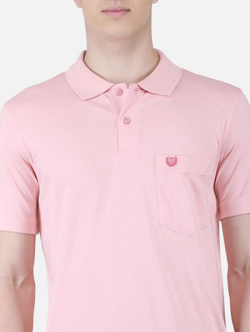 men solid short sleeve regular fit polo t-shirt - 22264649 -  Standard Image - 4