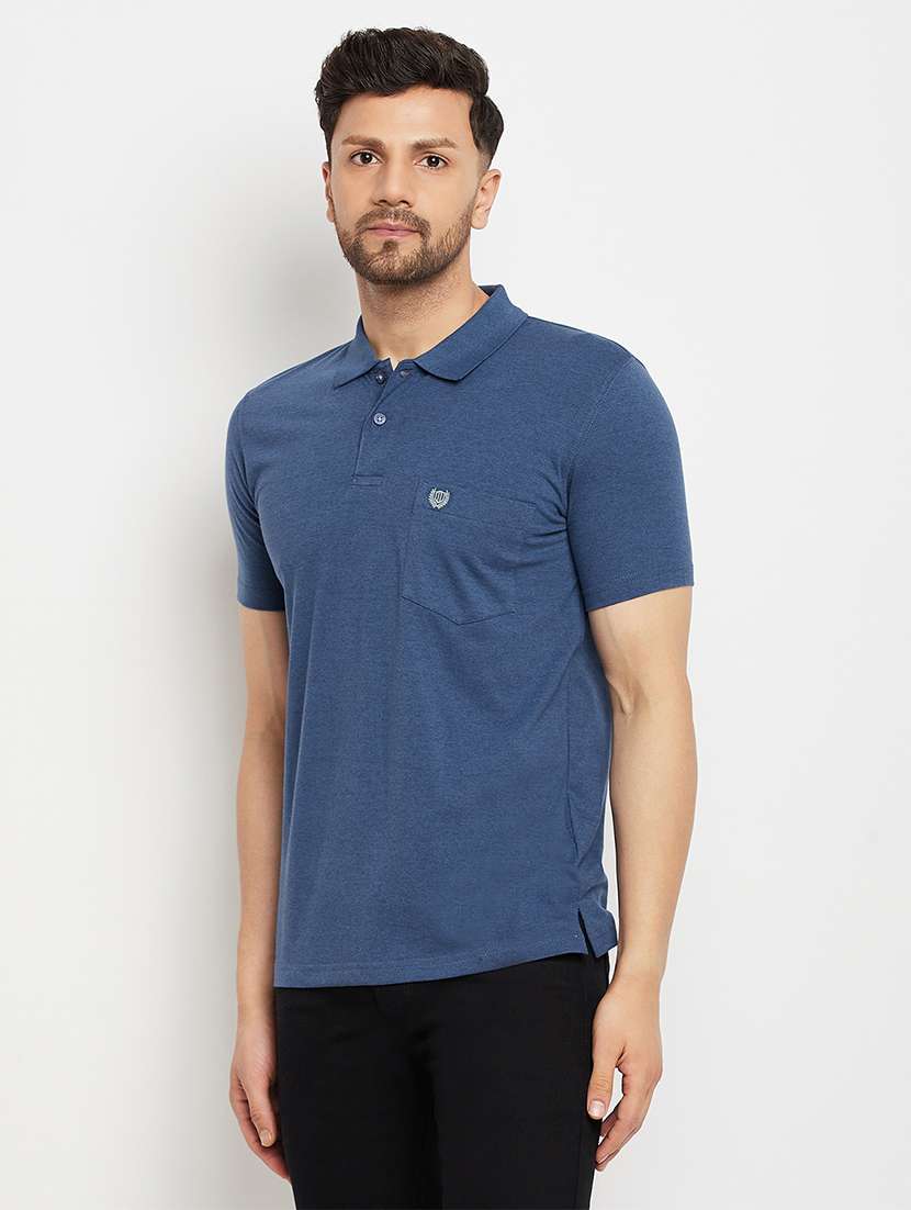 men solid short sleeve slim fit polo t-shirt - 22264662 -  Standard Image - 1