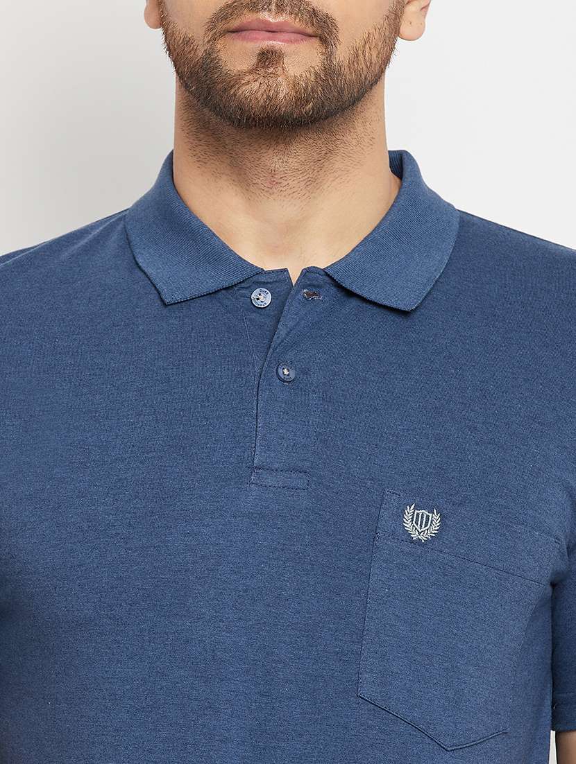 men solid short sleeve slim fit polo t-shirt - 22264662 -  Standard Image - 4