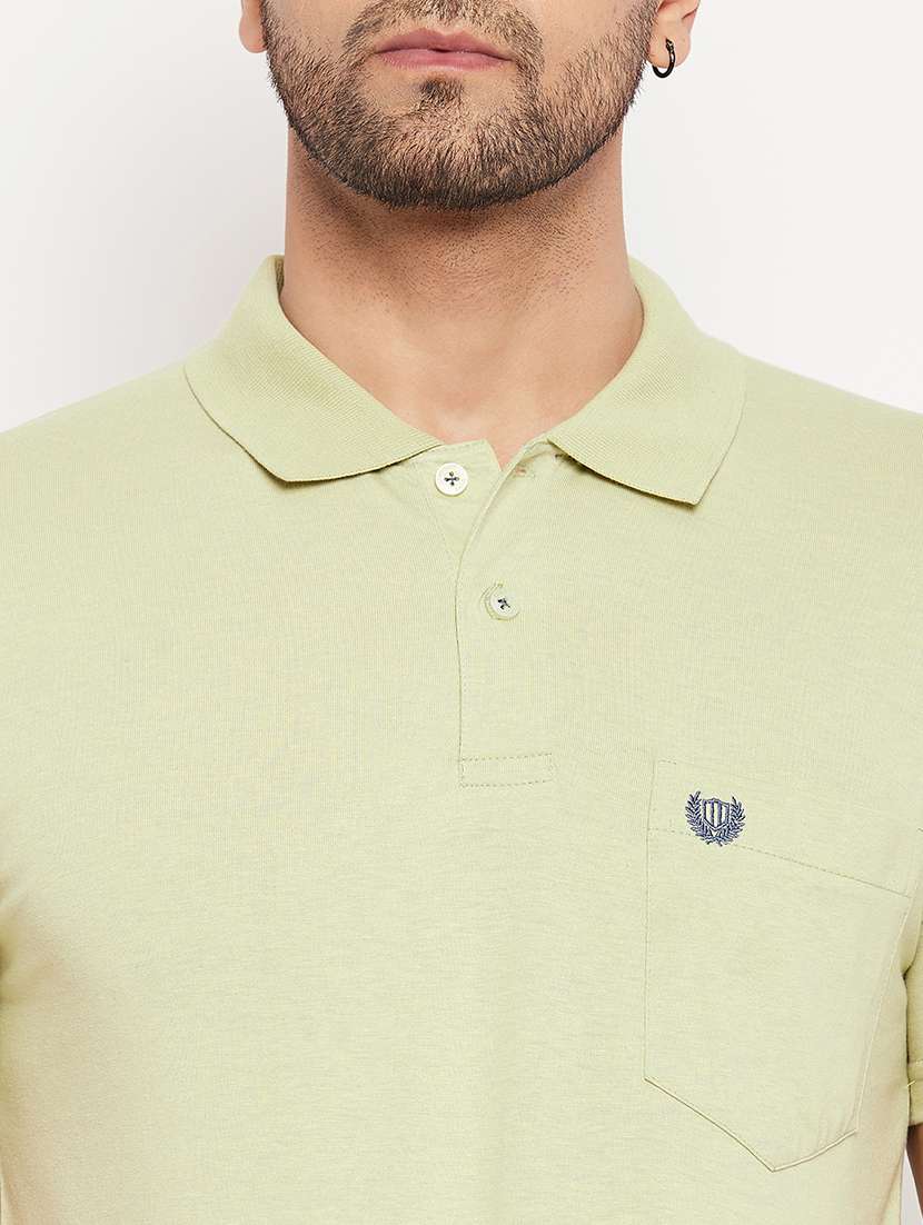 men solid short sleeve slim fit polo t-shirt - 22264663 -  Standard Image - 4