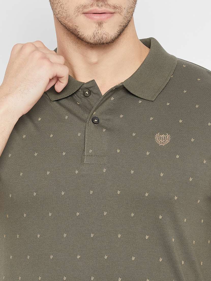 Men Printed Short Sleeve Polo T-shirt - 22264680 -  Standard Image - 4